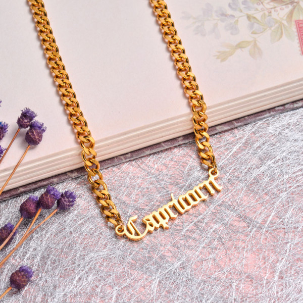 18K Gold Plated Zodiac Necklace for Girls -SSNEG142-32517