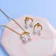 18k Gold Plated HeadSet Necklace Earrings Sets -SSCSG143-32466
