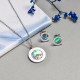 Stainless Steel Seashell Jewelry Sets -SSCSG143-17111-S