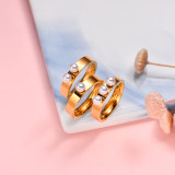 18k Gold Plated Pearl Ring Sets -SSRGG143-32503