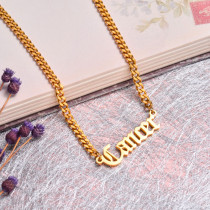 18K Gold Plated Zodiac Necklace for Girls -SSNEG142-32510