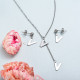 Conjunto de joyas de acero inoxidable para mujer al por mayor -SSCSG126-33390