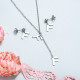 Conjunto de joyas de acero inoxidable para mujer al por mayor -SSCSG126-33393