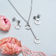Conjunto de joyas de acero inoxidable para mujer al por mayor -SSCSG126-33396