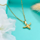 18k Gold Plated Bull Head Pendant Necklace -SSNEG143-32686