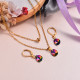 18k Gold Plated Crystal Jewelry Sets -SSCSG143-32952