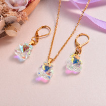 18k Gold Plated Crystal Jewelry Sets -SSCSG143-32924
