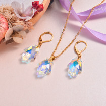 18k Gold Plated Crystal Jewelry Sets -SSCSG143-32921