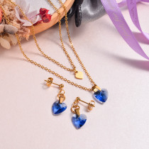 18k Gold Plated Crystal Jewelry Sets -SSCSG143-32931