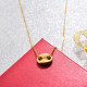 18k Gold Plated Conch Pendant Necklace -SSNEG143-32760