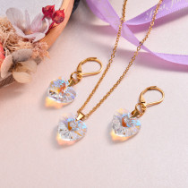 18k Gold Plated Crystal Jewelry Sets -SSCSG143-32917