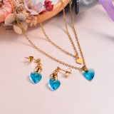 18k Gold Plated Crystal Jewelry Sets -SSCSG143-32932