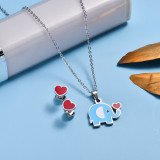Stainless Steel Enamel Cute Jewelry Sets for Children -SSCSG143-33036