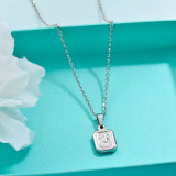 Stainless Steel San Benito Medal Pendant Necklace -SSNEG143-32709
