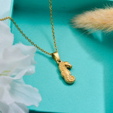 18k Gold Plated Marine Sea Lion Pendant Necklace -SSNEG143-32649