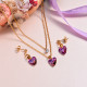 18k Gold Plated Crystal Jewelry Sets -SSCSG143-32928