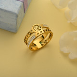 Anillos de Acero Inoxidable para Mujer al por Mayor-SSRGG145-33967