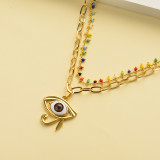 Collares de Oro Laminado para Damas Mayoreo -BRNEG142-34329