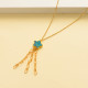 Collares de Acero Inoxidable para Mujer al por Mayor -SSNEG142-34415