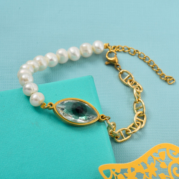 Pulseras de Acero Inoxidable para Mujer al por Mayor -SSBTG142-34146