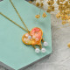 Collares de Acero Inoxidable para Mujer al por Mayor -SSNEG142-34174