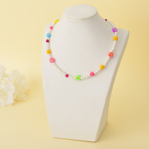 Multicolor Beaded Pearl Neckalce for Women -ACNEG142-34295