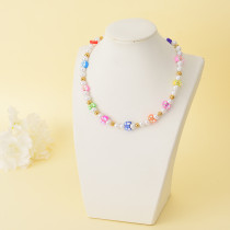 Multicolor Beaded Pearl Neckalce for Women -ACNEG142-34293