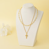 Collares de Oro Laminado para Damas Mayoreo -BRNEG142-34271