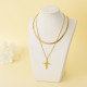Collares de Oro Laminado para Damas Mayoreo -BRNEG142-34270