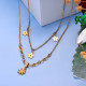 Collares de Acero Inoxidable para Mujer al por Mayor -SSNEG142-33566
