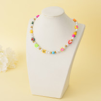 Multicolor Beaded Pearl Neckalce for Women -ACNEG142-34298