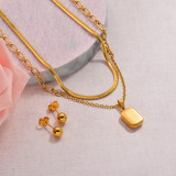 Conjunto de Acero Inoxidable para Mujer al por Mayor -SSCSG142-33478