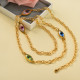 Collares de Acero Inoxidable para Mujer al por Mayor -SSNEG142-34206