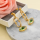 Aretes de Acero Inoxidable para Mujer al por Mayor -SSEGG142-34229
