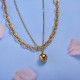 Collares de Acero Inoxidable para Mujer al por Mayor -SSNEG142-33525
