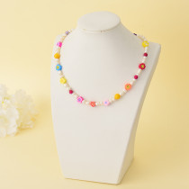Multicolor Beaded Pearl Neckalce for Women -ACNEG142-34299