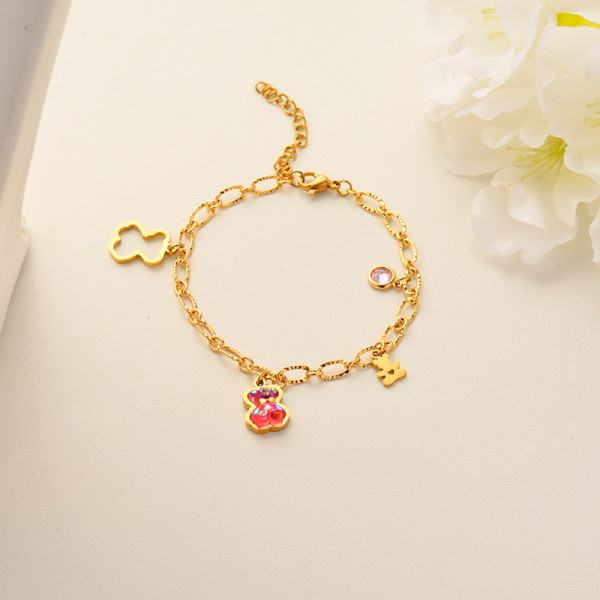 Pulseras de Acero Inoxidable para Mujer al por Mayor -SSBTG142-34430