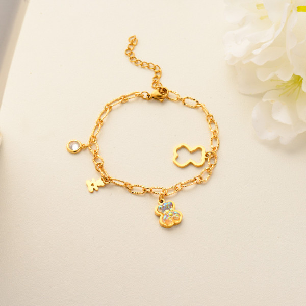 Pulseras de Acero Inoxidable para Mujer al por Mayor -SSBTG142-34429
