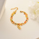 Pulseras de Oro Laminado para Damas Mayoreo -BRBTG142-34461