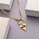 Collares de Acero Inoxidable para Mujer al por Mayor -SSNEG142-33731