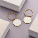 Aretes de Acero Inoxidable para Mujer al por Mayor -SSEGG142-33687