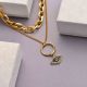 Collares de Acero Inoxidable para Mujer al por Mayor -SSNEG142-33739
