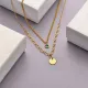 Collares de Acero Inoxidable para Mujer al por Mayor -SSNEG142-33671