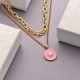 Collares de Acero Inoxidable para Mujer al por Mayor -SSNEG142-33702