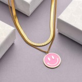 Collares de Acero Inoxidable para Mujer al por Mayor -SSNEG142-33656