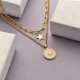 Collares de Acero Inoxidable para Mujer al por Mayor -SSNEG142-33706