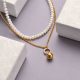 Collares de Acero Inoxidable para Mujer al por Mayor -SSNEG142-33730