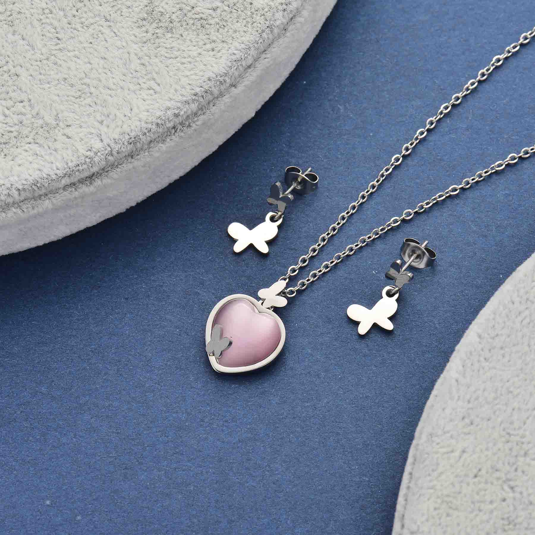 Conjunto de Acero Inoxidable para Mujer al por Mayor -SSCSG143-34411