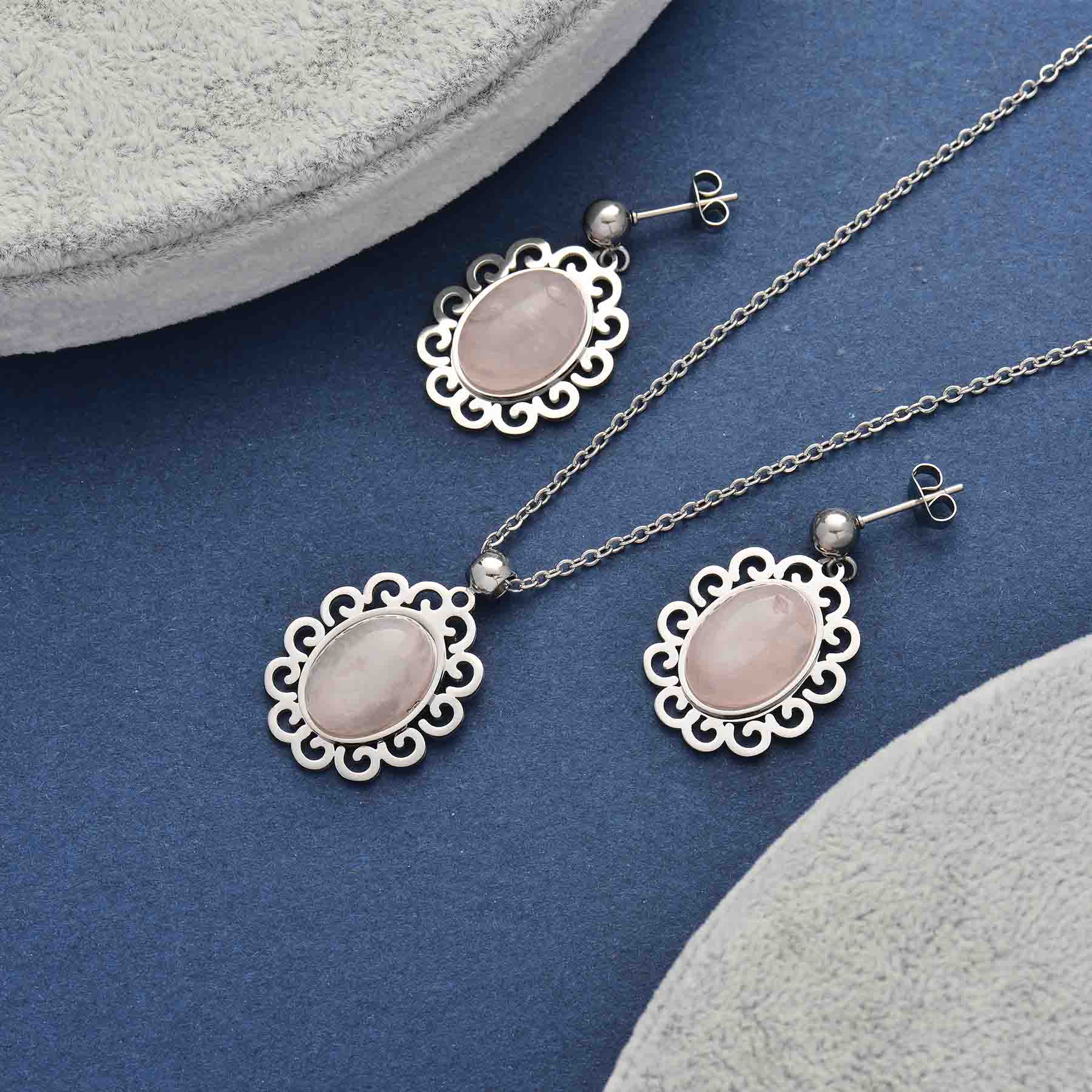 Conjunto de Acero Inoxidable para Mujer al por Mayor -SSCSG143-34481