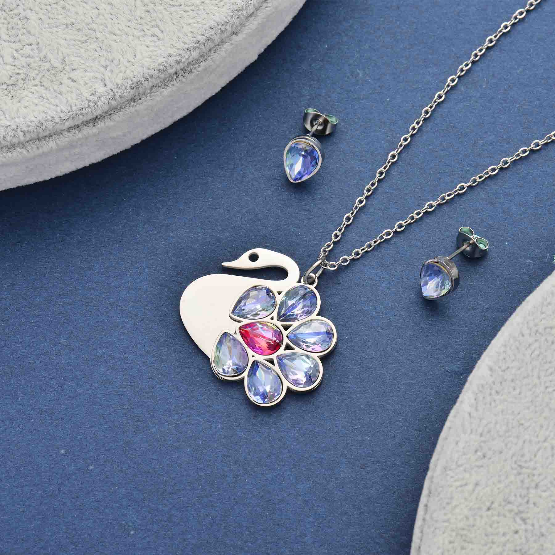 Conjunto de Acero Inoxidable para Mujer al por Mayor -SSCSG143-34393